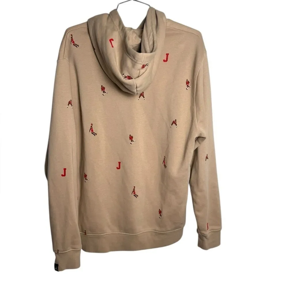 Jordan Essentials Holiday Jumpman Fleece Pullover Hoodie Small Mens
